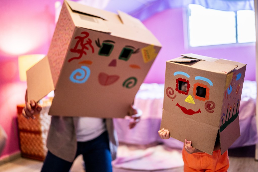 Ideas para hacer disfraces caseros con cajas este Carnaval