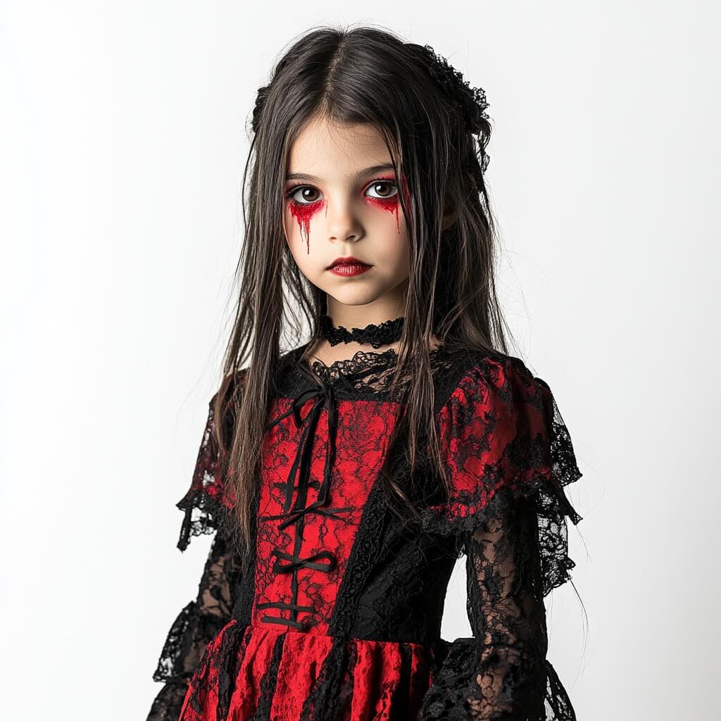 Maquillaje vampiro para niños - Blanca Campos