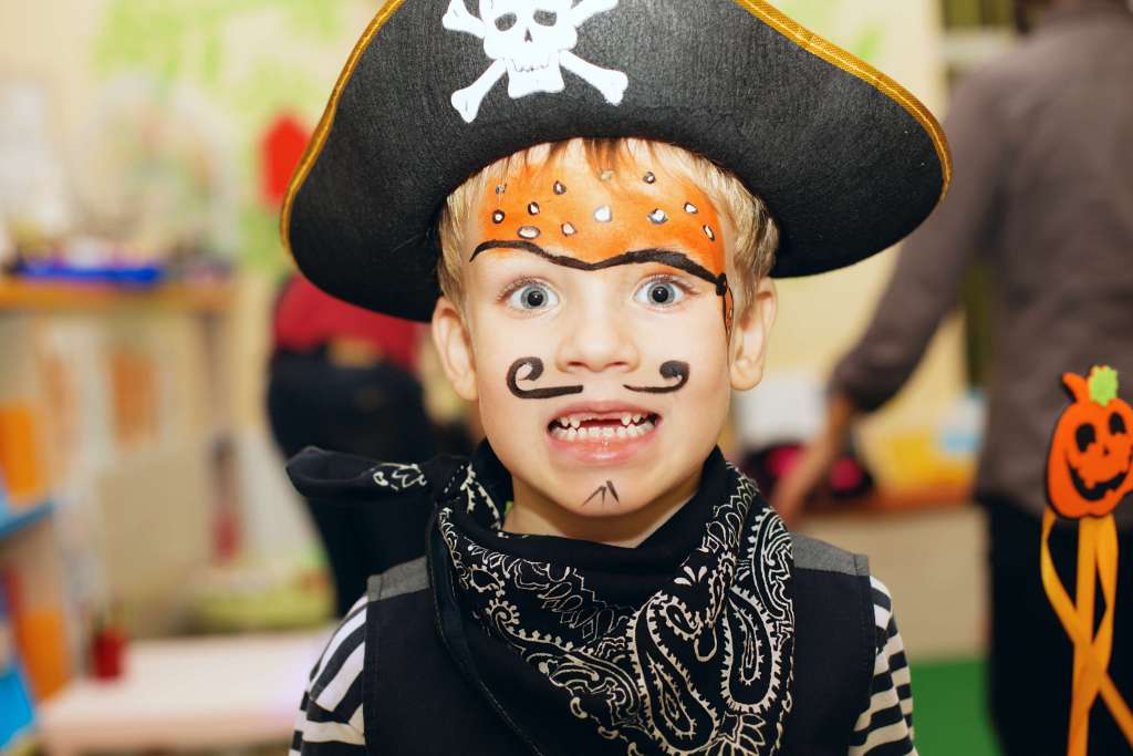 Maquillaje pirata para niños - Blanca Campos
