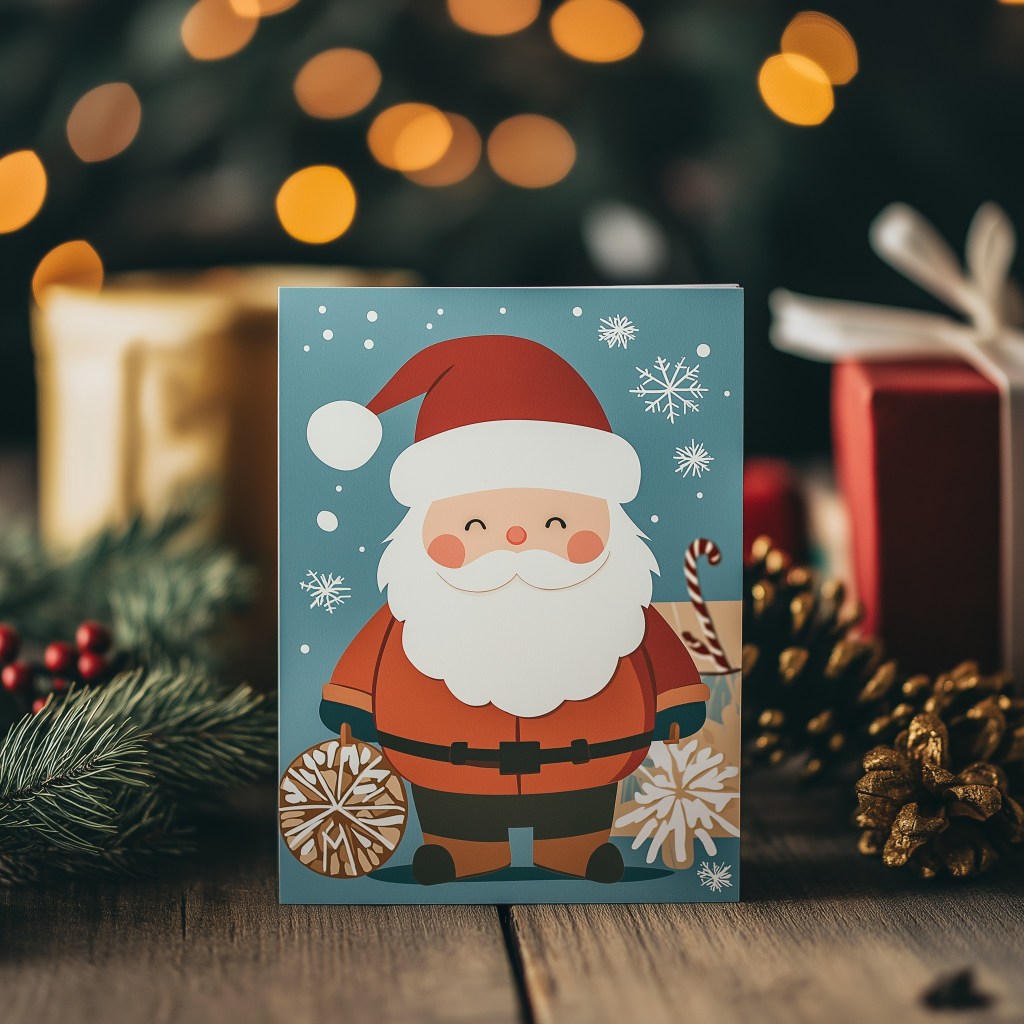Tarjeta de Papá Noel - Imagen: Blanca Campos