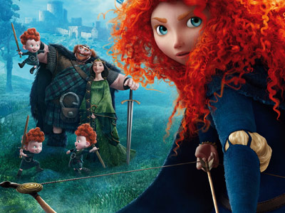 Brave (pelirroja, hábil guerrera e indomable)