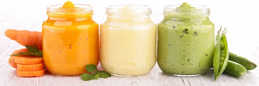 puré de verduras para niños