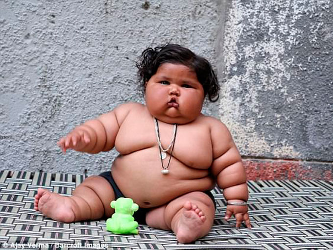 chachat bebé obeso