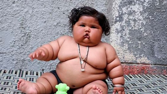 chachat bebé obeso