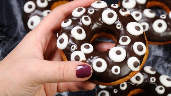 Donuts de chocolate terroríficos