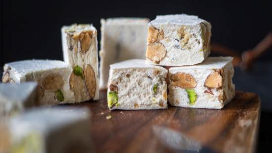 Receta de turrón de Navidad