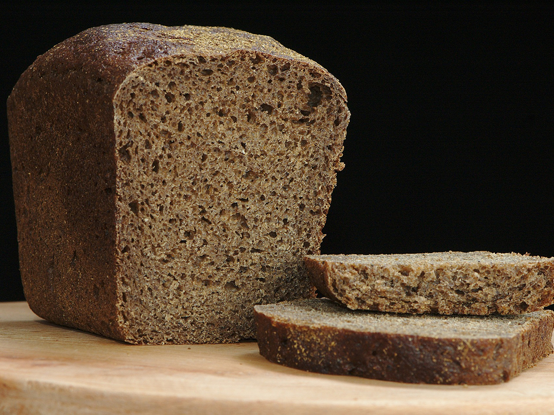 Pan de centeno y trigo