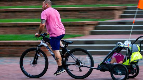 Remolques infantiles para la bicicleta: normas de uso