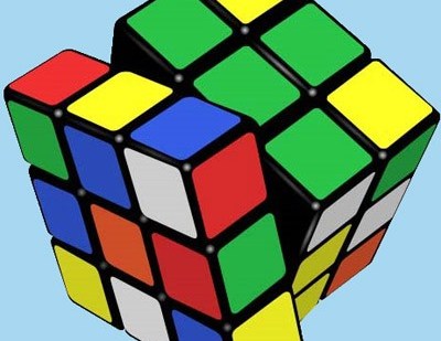 Años 80. El cubo de Rubik