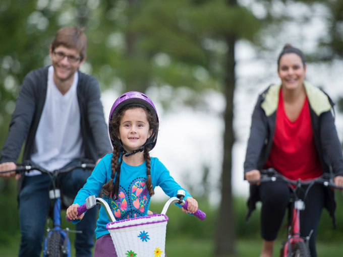 Los mejores lugares para montar en bici con niños