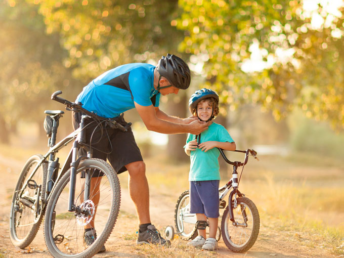 Accesorios de seguridad para la bicicleta de los niños