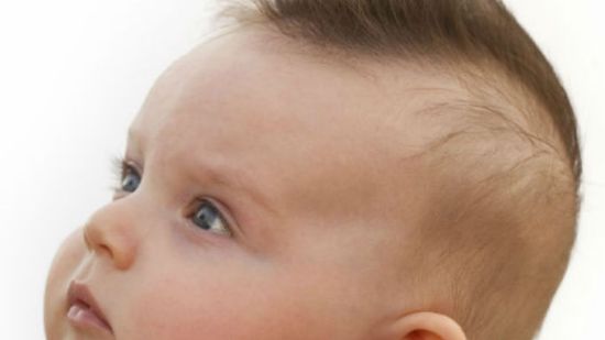 El pelo del bebé A