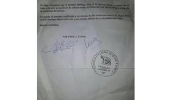 La carta que certifica al Ratoncito Pérez que un niño perdió su diente