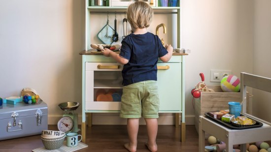 ¿Una cocinita? ¡Eso es de niñas!