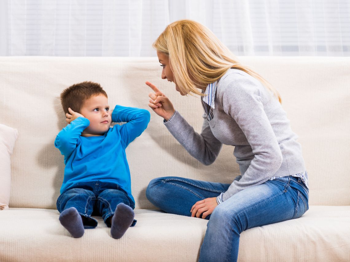 Por qué no gritar a los niños