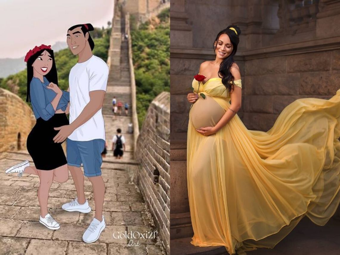 princesas embarazadas