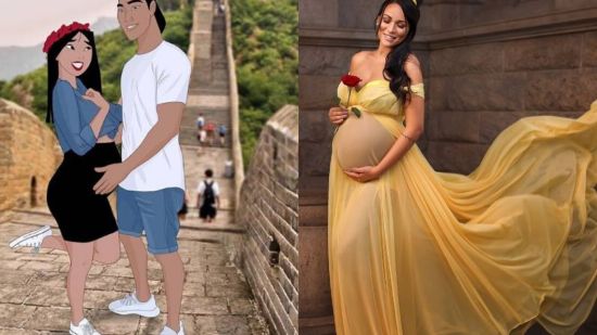 princesas embarazadas