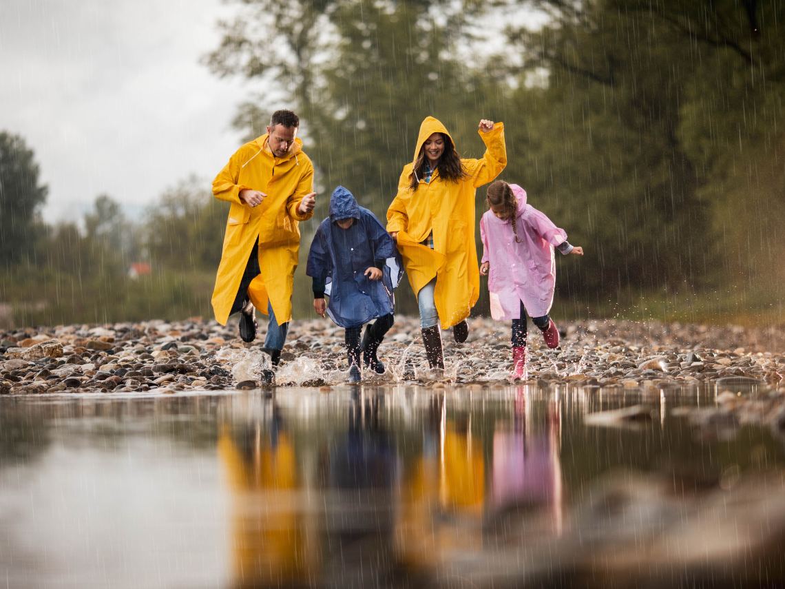Ideas para jugar en los días de lluvia