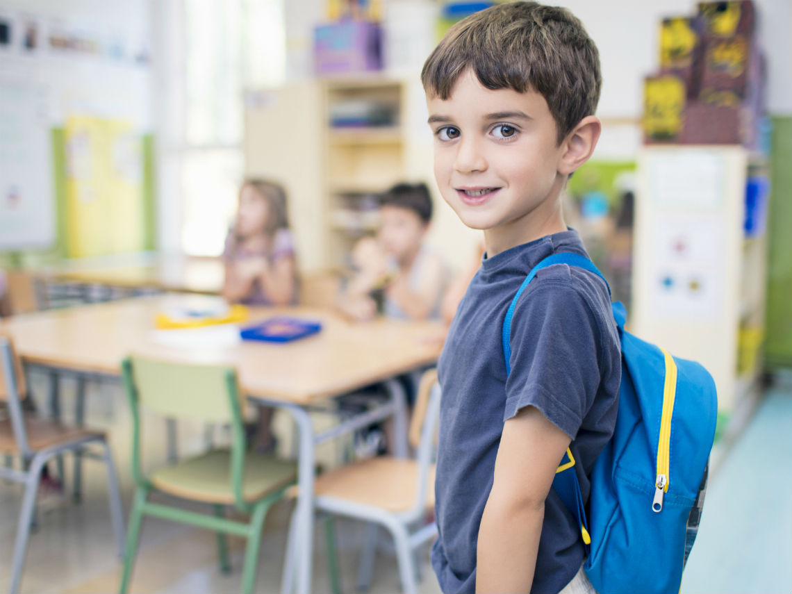 niños vuelta a clase