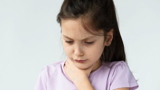 Dolor de garganta en niños