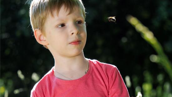 Cómo tratar una picadura de abeja en niños