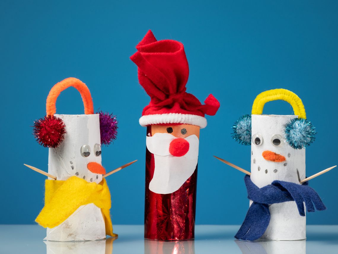 Manualidades con rollos de papel