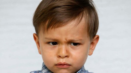 enfado niño