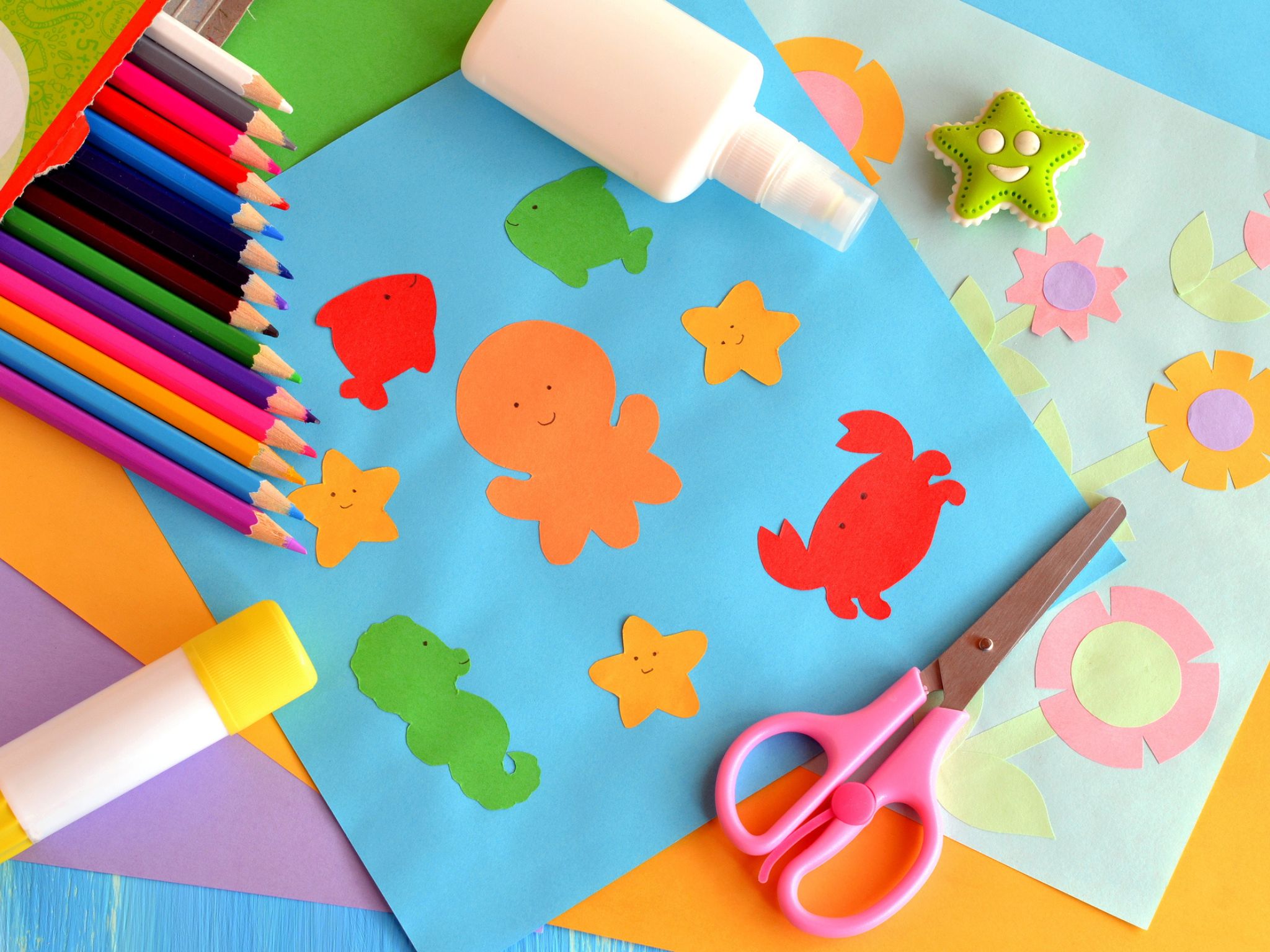 Manualidades de verano para niños: ¡para descargar gratis!