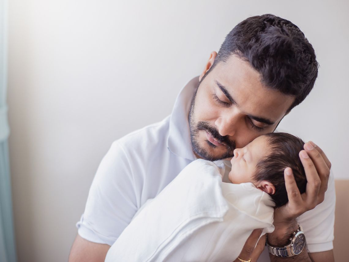 vínculo padre y bebé