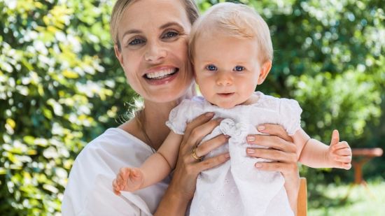 madre y bebé