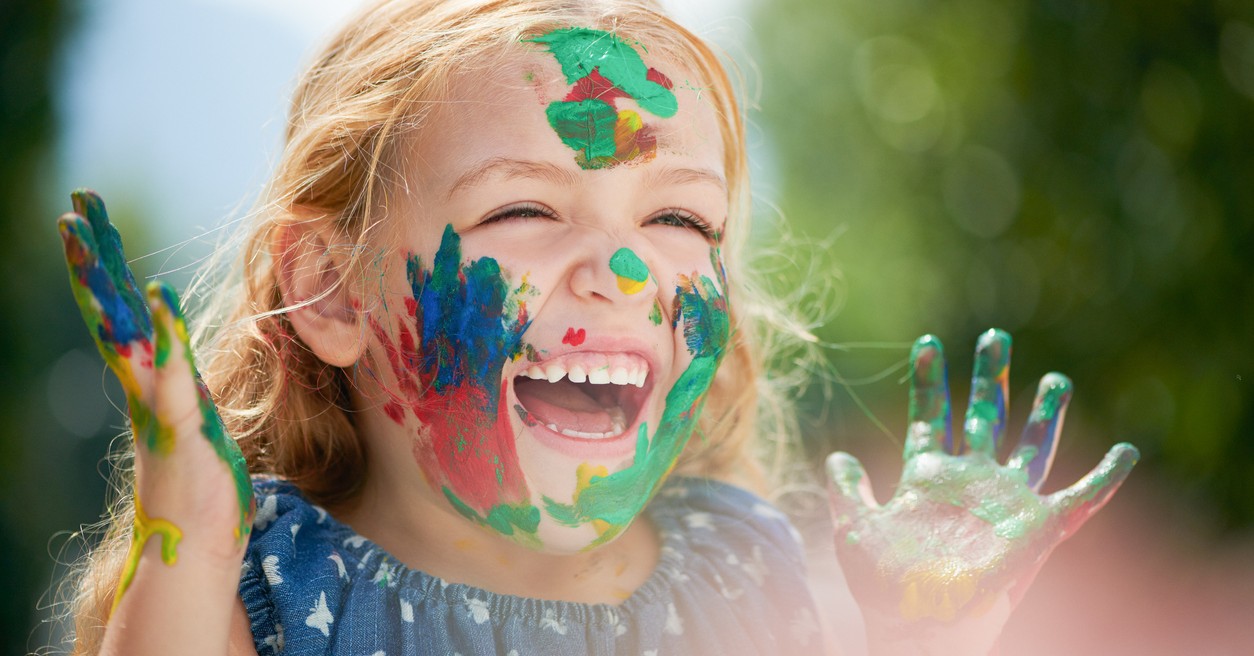 Pinturas de cara para niños, cuidado con las alergias