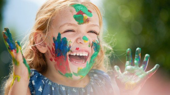Pinturas de cara para niños, cuidado con las alergias