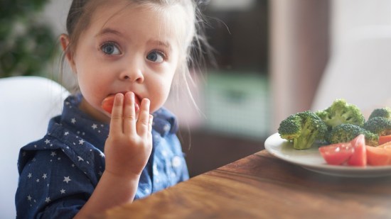 El menú ideal para un niño de dos años