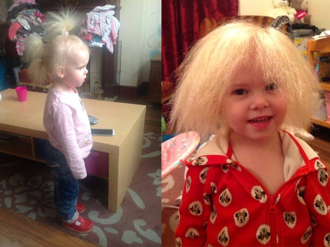 niña pelo