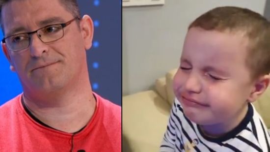niño llorando concurso