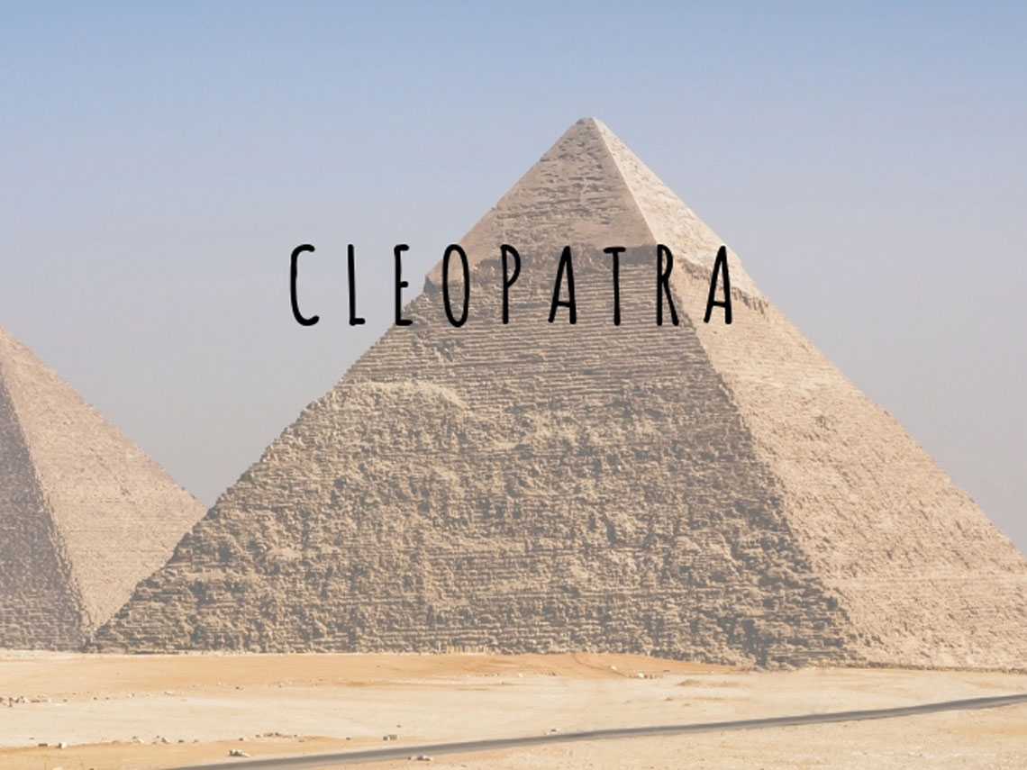 50 nombres para niñas guerreras que van a cambiar el mundo Cleopatra