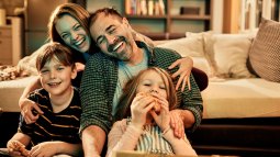 sesión de cine en casa