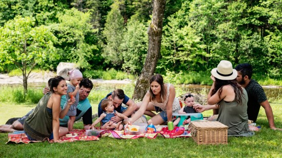 De picnic al aire libre