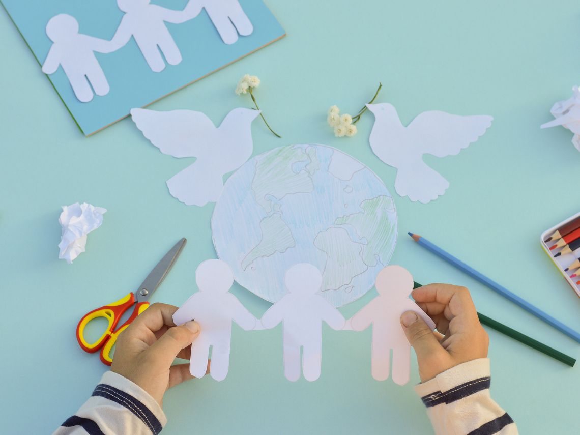 Manualidades infantiles para celebrar el Día de la Paz