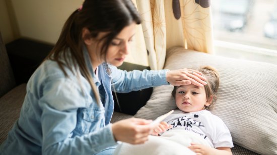Niño con catarro