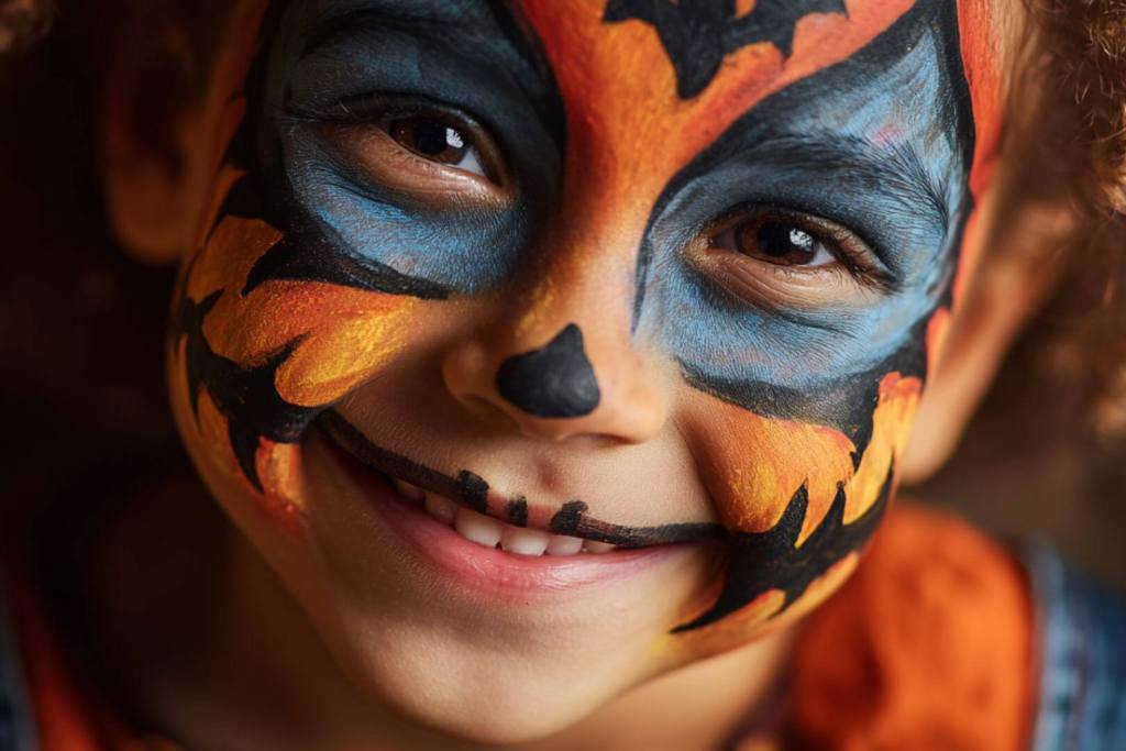 Los diseños con colores vivos son ideales para destacar en fiestas de Halloween.