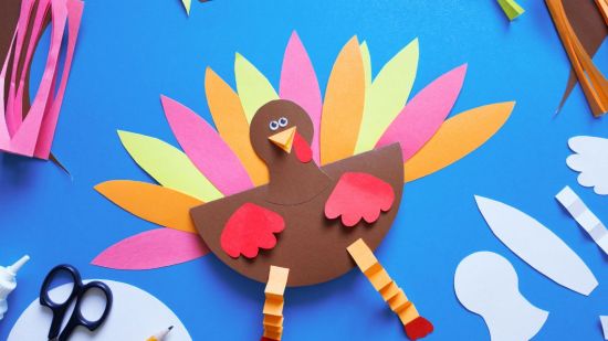 Pavo de colores