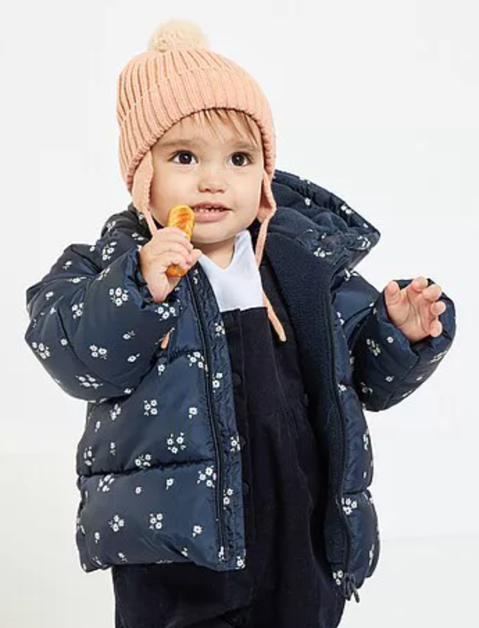 Bebé preparada para el invierno con Kiabi