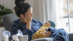 madre estresada