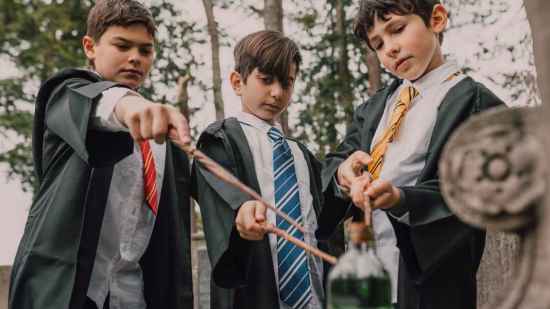 Niños disfrazados de Harry Potter