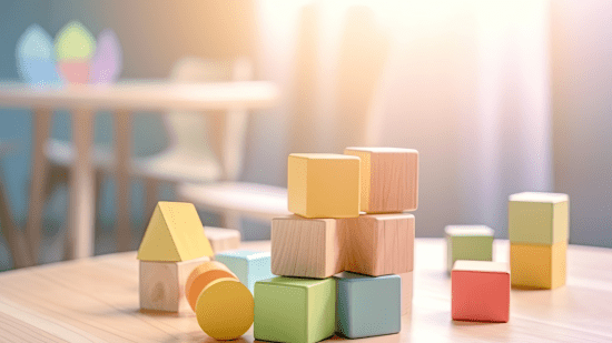 Bloques de madera Montessori