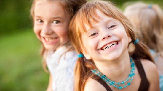 Niñas felices
