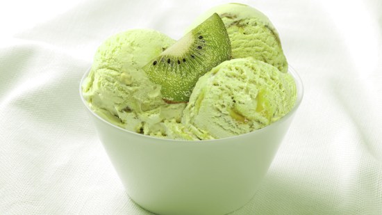 Helado de kiwi