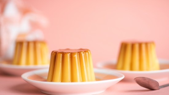 Flan de uvas