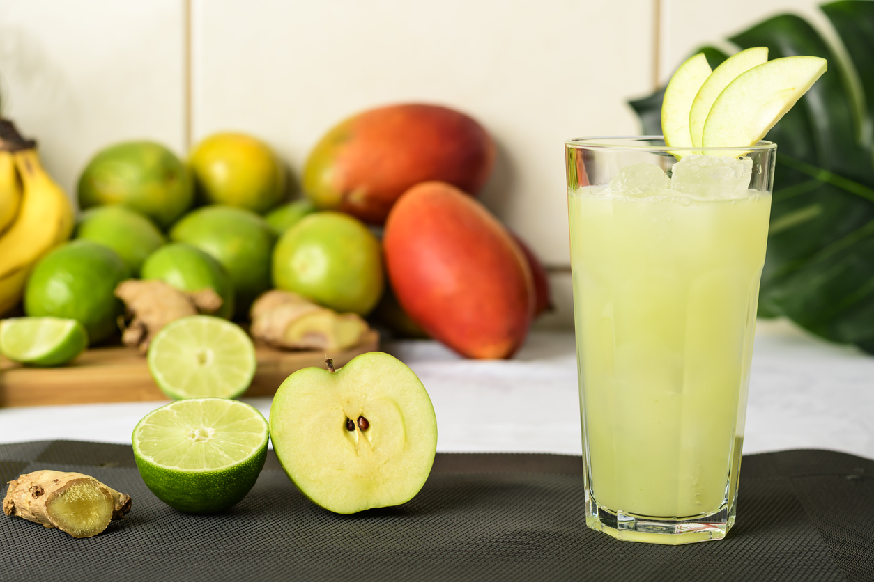 Cóctel de manzana